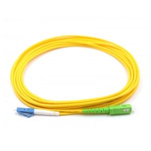 LC to SC/APC, Simplex, Singlemode Patch Cable