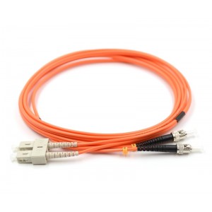 SC to ST, Duplex, Multimode 62.5 Patch Cable