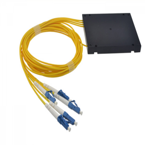 ABS Box Fiber Optical PLC Splitter 1x4  LC UPC Connector