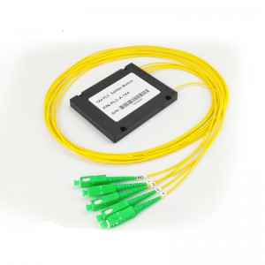 ABS Box Fiber Optical PLC Splitter 1x4 SC APC Connector